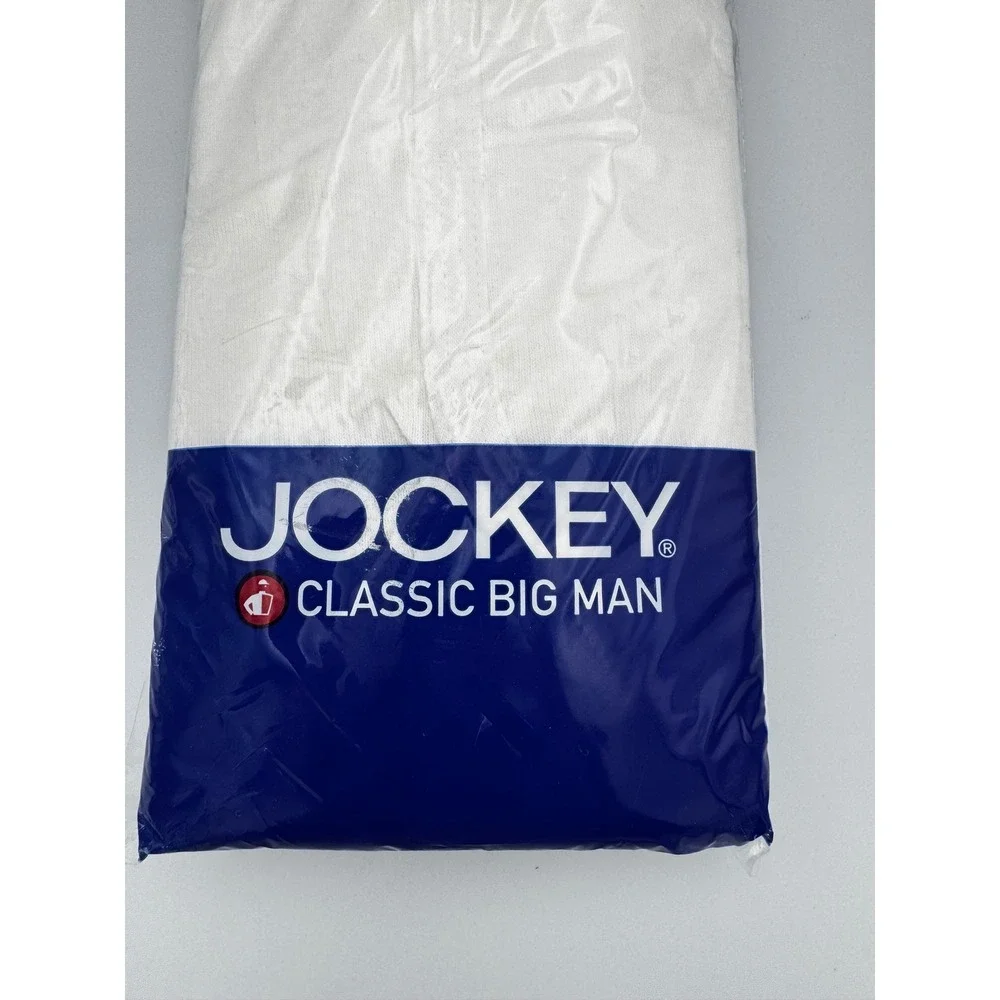 Vintage Jockey Classic Big Man Briefs 2-Pack White Size 46 New Sealed NOS 2004